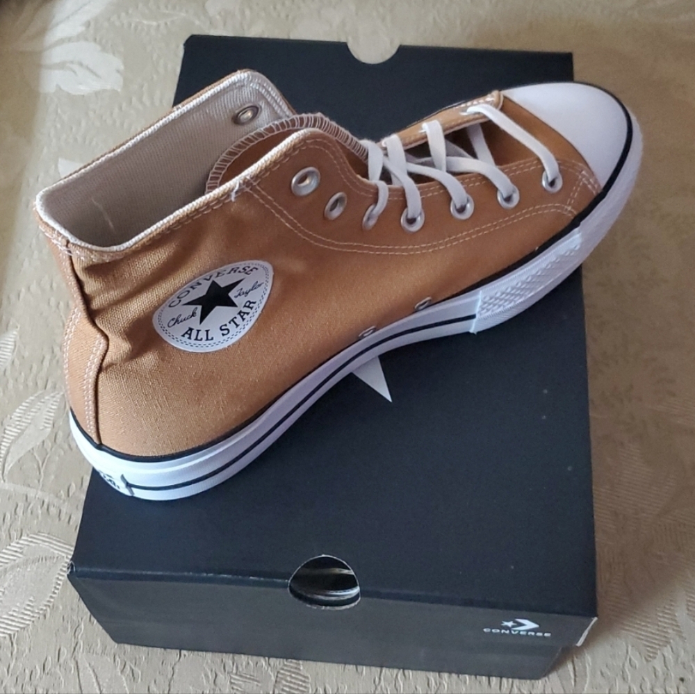 Converse Chuck Taylor All Star Lift Hi-Top Sneaker/Bronze - Picture 9 of 16